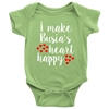 I Make Busia's Heart Happy Baby Onesie - My Polish Heritage
