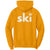 Ski with eagle hoodie back design