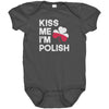 St. Patrick's Day Kiss Me I'm Polish Baby Bodysuit