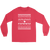 Merry Christmas and Happy New Year in Polish Christmas "Ugly Sweater" Long Sleeved Shirt