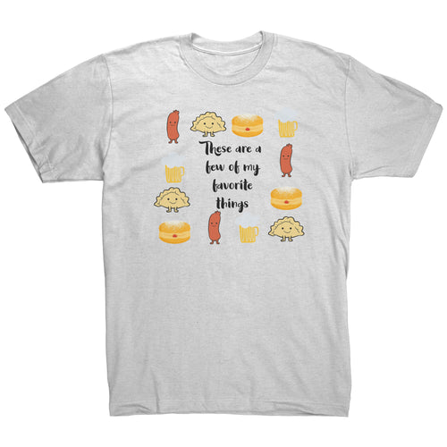 These are a few of my favorite Polish things t-shirts black lettering