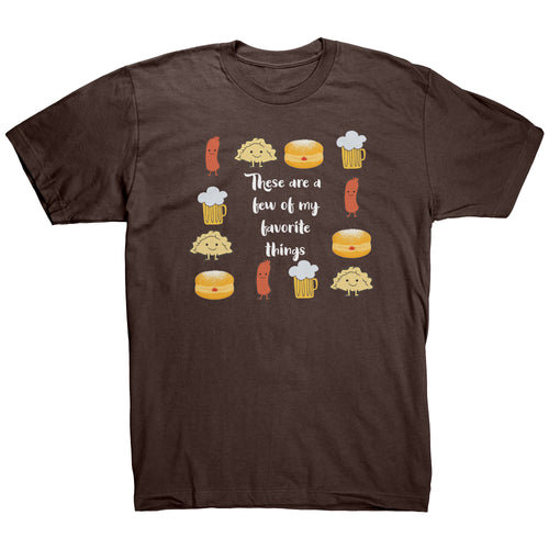 These are a few of my favorite Polish things t-shirts white lettering