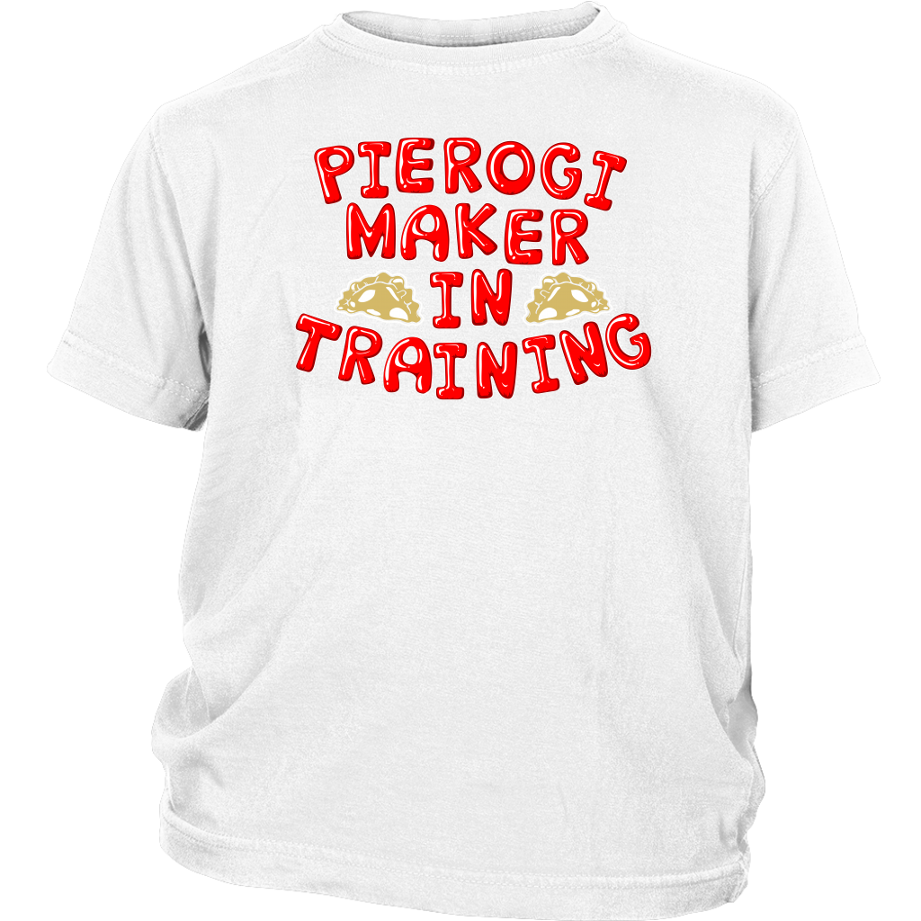 Pierogi Maker in Training Kids Shirt