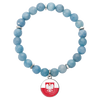 Polish Flag Beaded Bracelet - My Polish Heritage