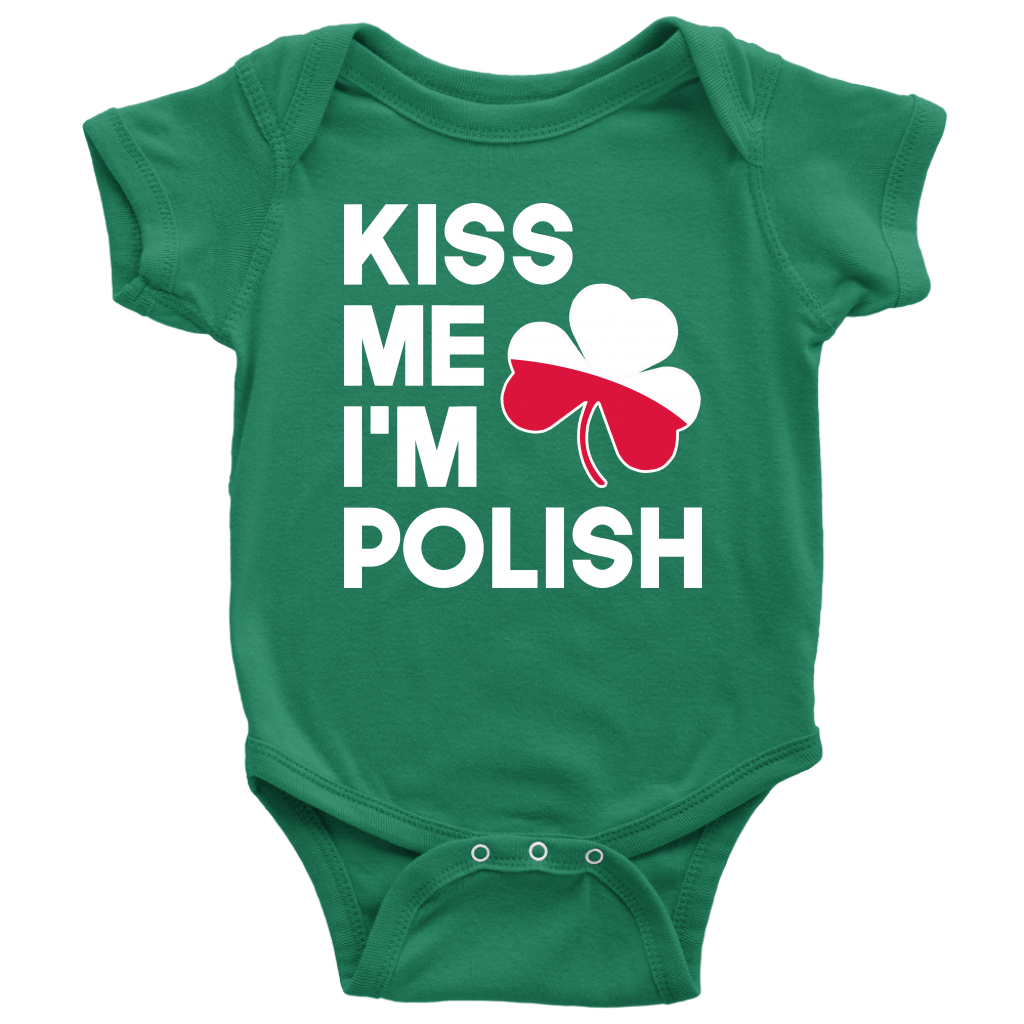 Polish - St. Patrick's Day Baby Onesie - My Polish Heritage