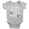 I Make Busia's Heart Happy Baby Onesie - My Polish Heritage