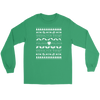 Merry Christmas and Happy New Year in Polish Christmas "Ugly Sweater" Long Sleeved Shirt