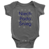 Niech pada Śnieg Let it Snow in Polish baby and toddler shirts and bodysuits