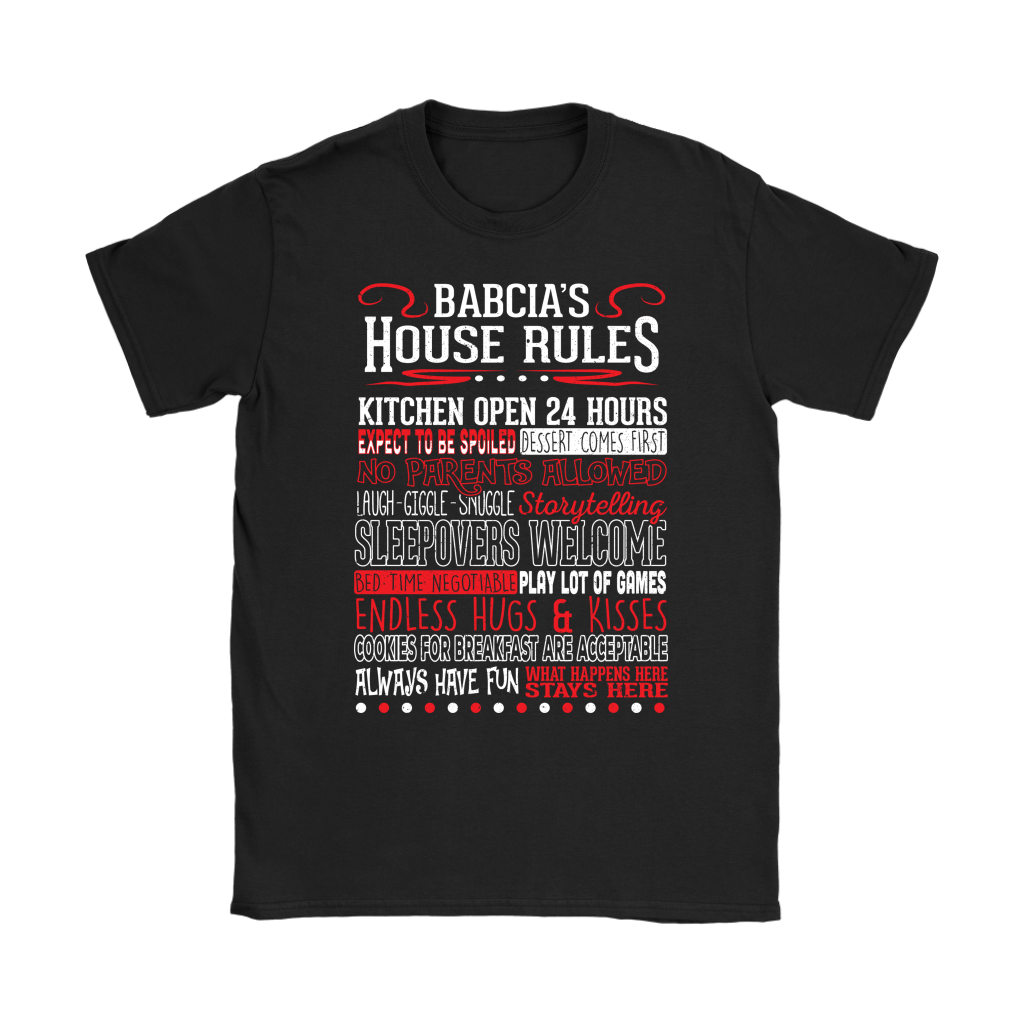 Babcia's House Rules Shirt - My Polish Heritage