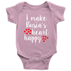 I Make Busia's Heart Happy Baby Onesie - My Polish Heritage