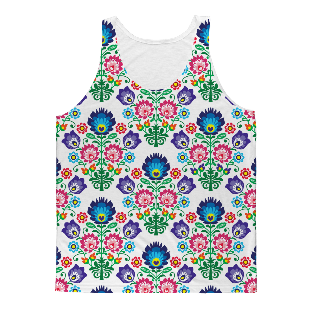 Feminine Floral ﻿Classic Sublimation Adult Tank Top
