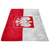 Polish Flag Fleece Blanket