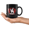 Hussar Polska 11oz Black Mug