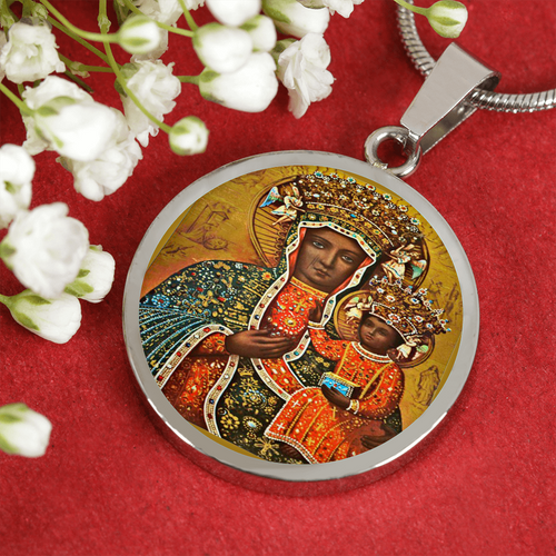 Black Madonna of Czestochowa Luxury Necklace - My Polish Heritage