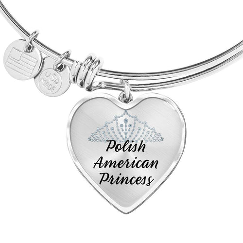 Polish American Princess Bangle Bracelet
