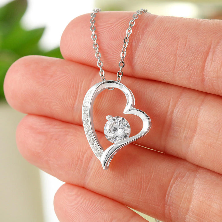 To my cheap daughter heart pendant