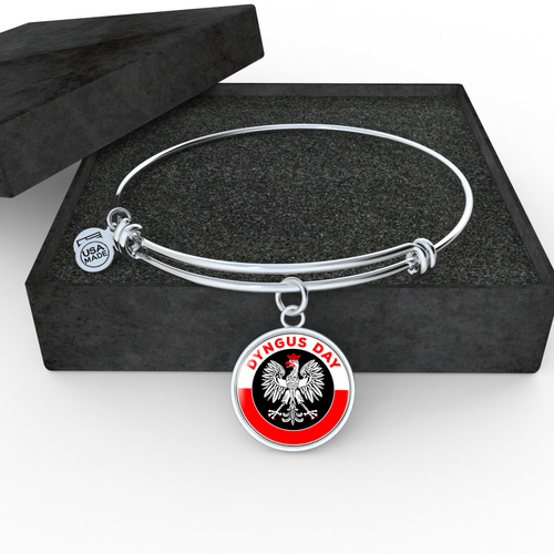 Dyngus Day with Circle Charm Bangle - My Polish Heritage
