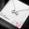 Infinity Heart Necklace for Babcia. Christmas Gift