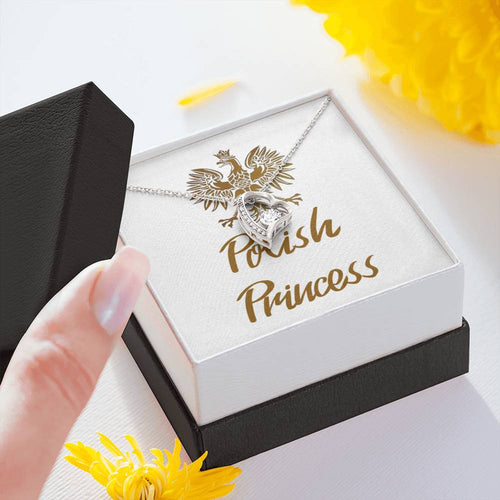 Polish Princess Heart Necklace. Christmas Gift