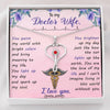 Doctor Wife Gift. Stethoscope Necklace