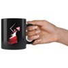 Polish Woman Warrior Black 11oz Mug