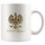 Gold Polish Queen with Eagle Coffee Mug
