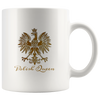 Gold Polish Queen with Eagle Coffee Mug