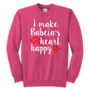 I Make Babcia's Heart Happy Kids Shirt