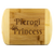 Pierogi Princess Round Edge Wood Cutting Board