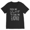 Feed Me Pierogi Premium V-Neck T-Shirt