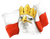 Eagle and Polish Flag 2 Sticker