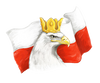 Eagle and Polish Flag Sticker