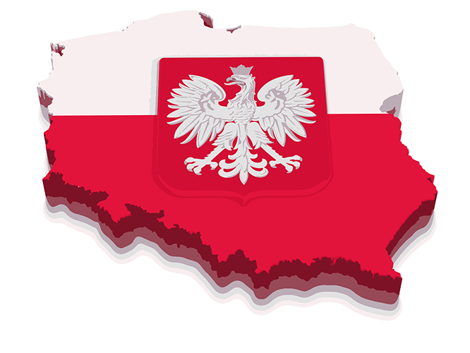 Map of Poland Sticker