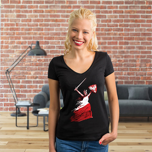 Ready to Ship. Last Minute Gift. Polish Woman Warrior Shirt