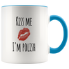 Kiss Me I'm Polish Mug