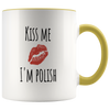 Kiss Me I'm Polish Mug