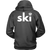 Ski with eagle Hoodie Back Design Only