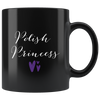 Polish Princess with Hearts Black Mug