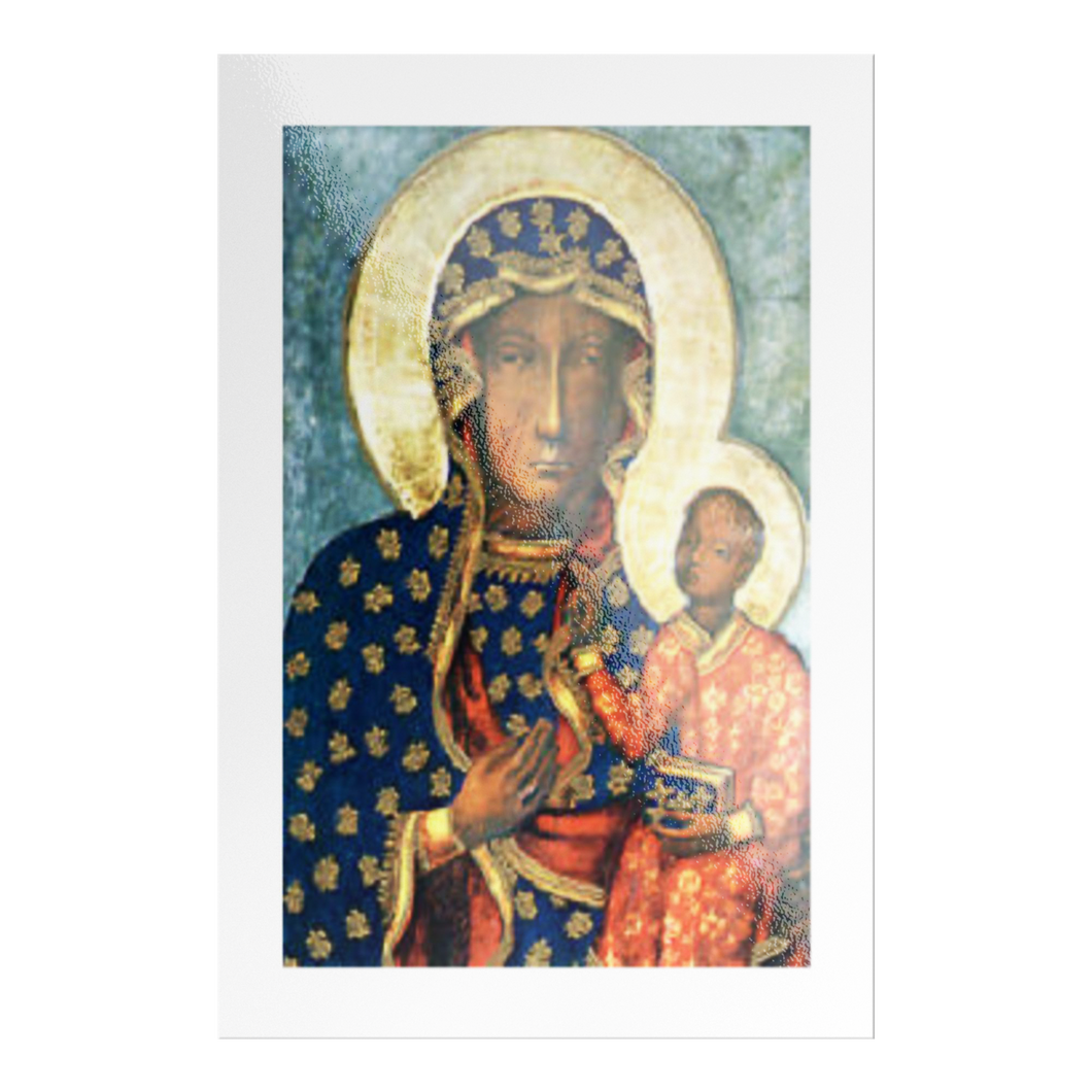 Our Lady of Czestochowa Black Madonna and Child Decal Sticker