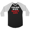 Polish Wife Happy Life Shirt - More Colors and Styles