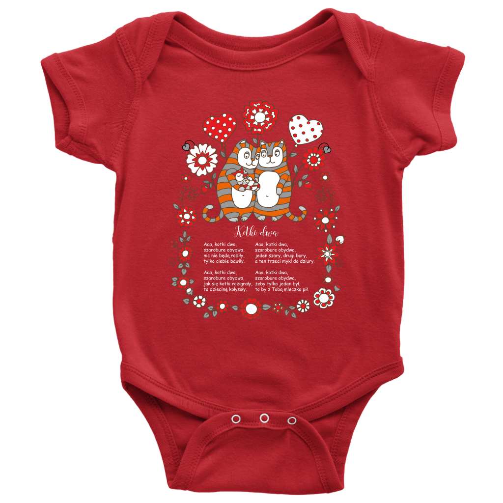 Kotki Dwa II Baby Onesie - My Polish Heritage