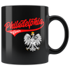 Philadelphia Polish Black 11oz Mug - My Polish Heritage