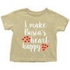 I Make Busia's Heart Happy Toddler Shirt - My Polish Heritage
