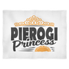 Pierogi Princess Fleece Blanket - My Polish Heritage
