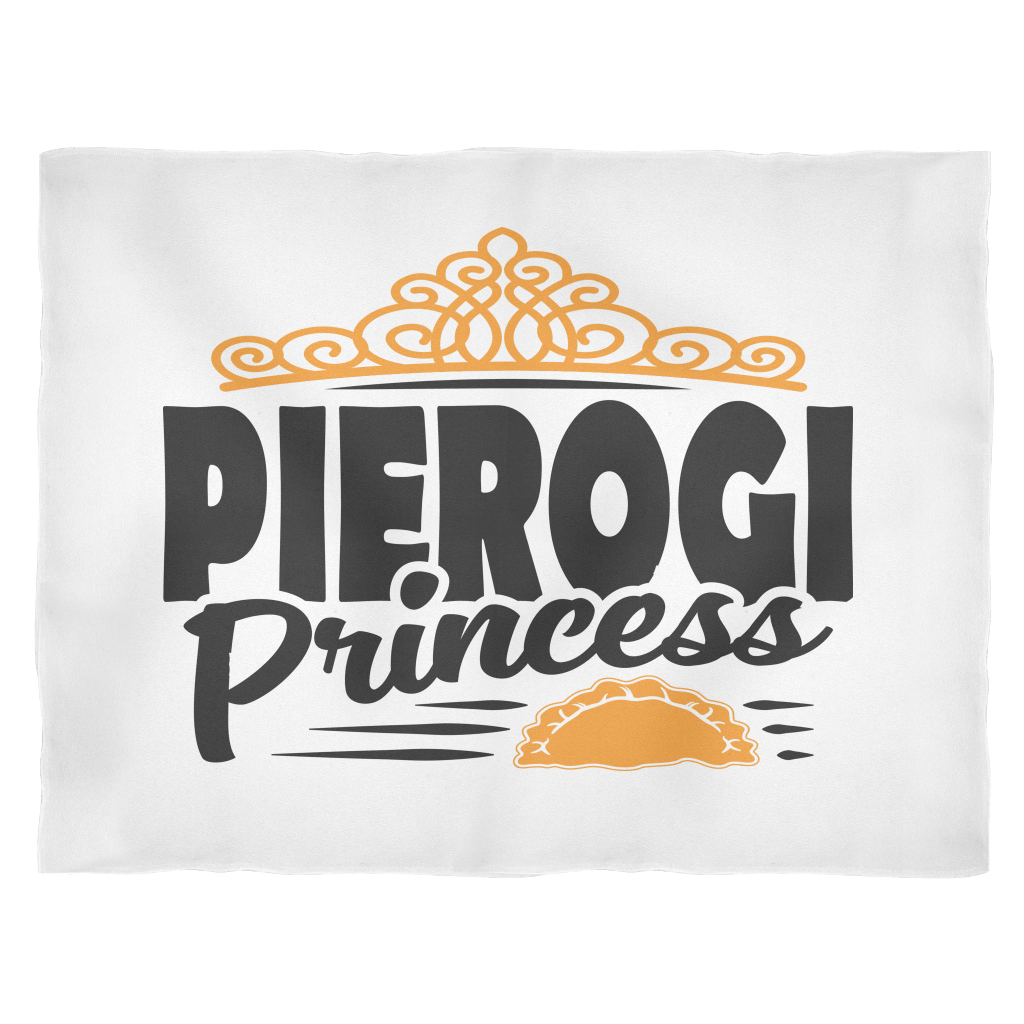 Pierogi Princess Fleece Blanket - My Polish Heritage
