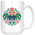 Polish Folk Art Rooster Circle Coffee Mug. 11oz and 15oz