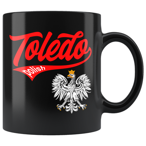 Toledo Polish Black 11oz Mug