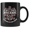 Poland Story Black 11oz Mug - My Polish Heritage
