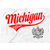 Michigan Polish Fleece Blanket