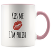 Kiss Me I'm Polish Mug
